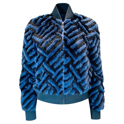 fendi bomberjacke damen|Fendi mink fur jacket.